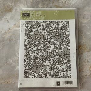 Stampin' Up! Something Lacy Floral Stamp